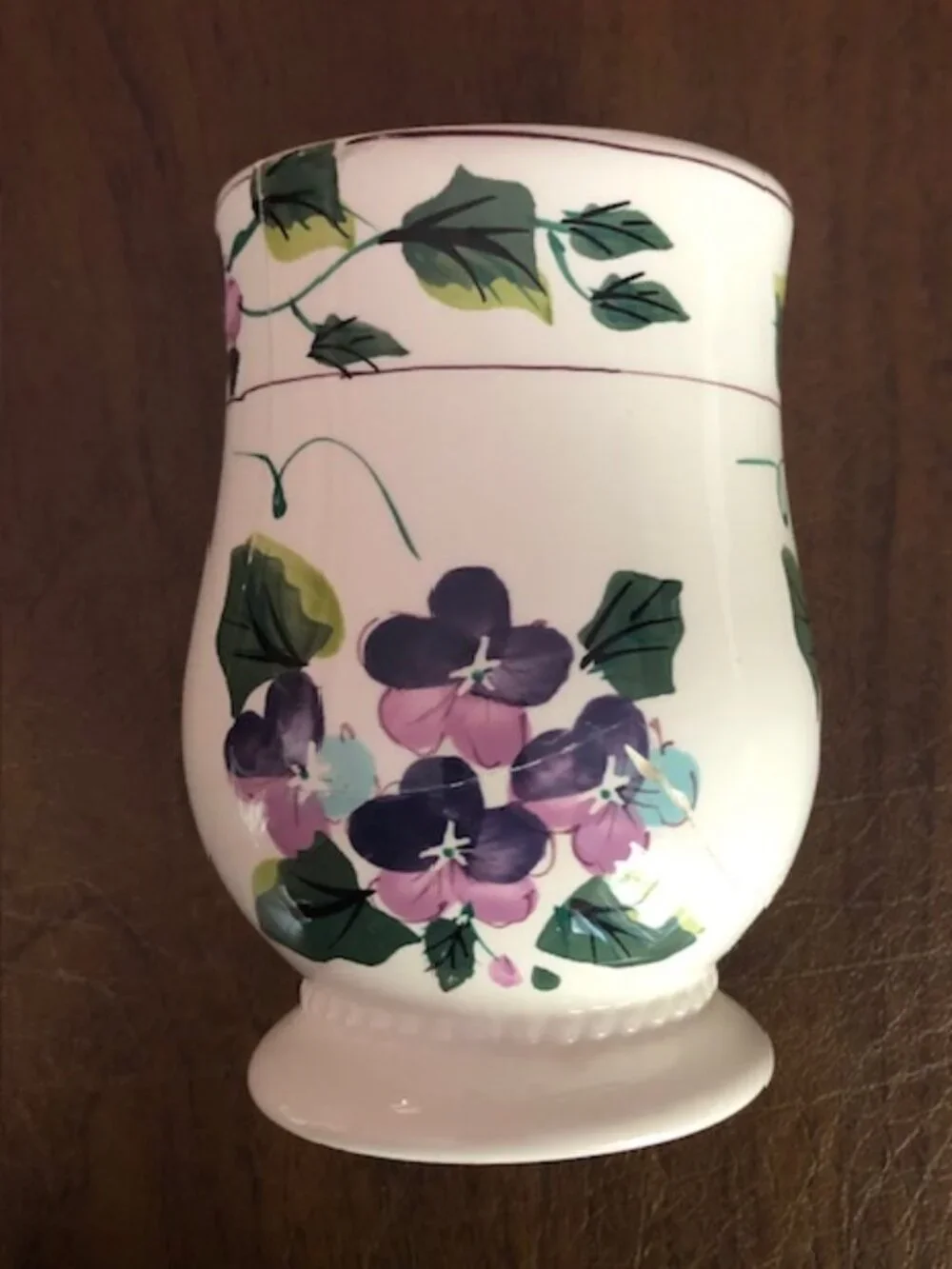 Waverly Sweet Violets set: Swag Curtains, Tissue box,Toothbrush,Shower Hooks